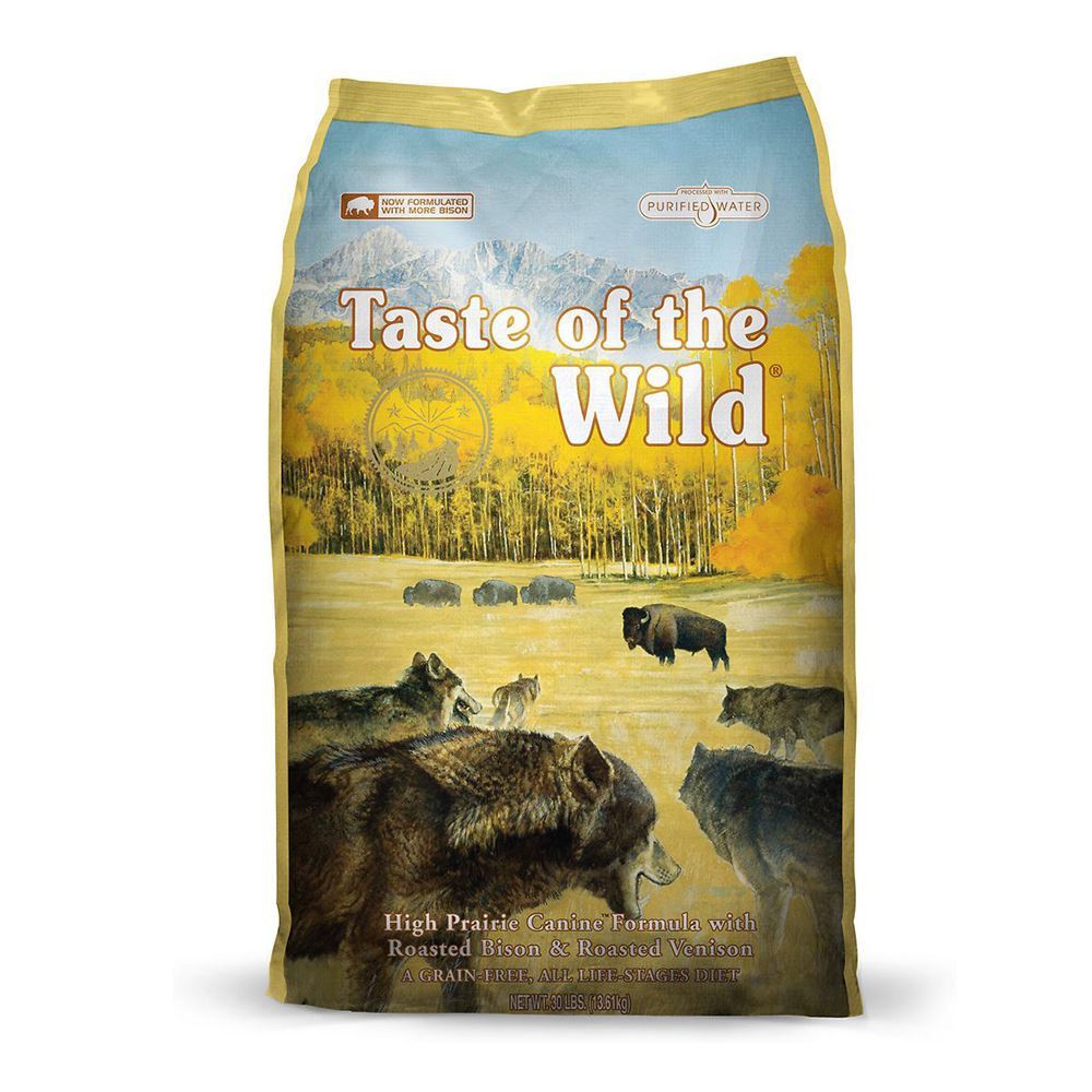 Taste of The Wild Adulto High Prairie, Bisonte y Venado – Con Patitas