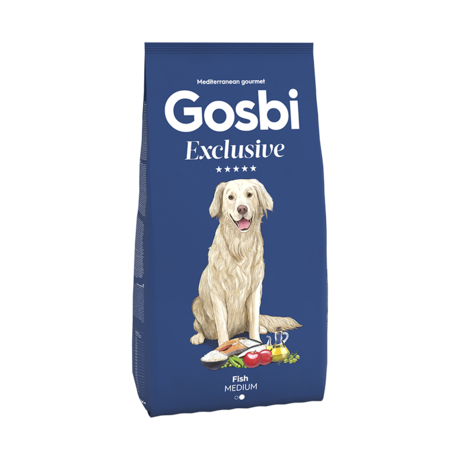 Alimento Completo para Perros Adultos Gosbi Exclusive Fish Medium 12Kg