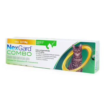 NEXGARD COMBO - Pipeta para gatos de 2.5 A 7.5 KG