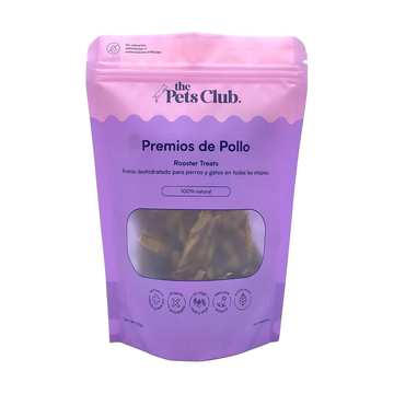 The Pets Club Premios Deshidratados con Sabor Pollo para Perros y Gatos (120 g)