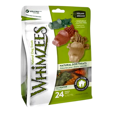 Whimzees Stix Premio Dental Vegetariano En Forma De Cocodrilo Chico Para Perro - 1 PIEZA