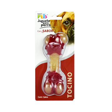 JUGUETE HUESO MED SABOR TOCINO FL8762